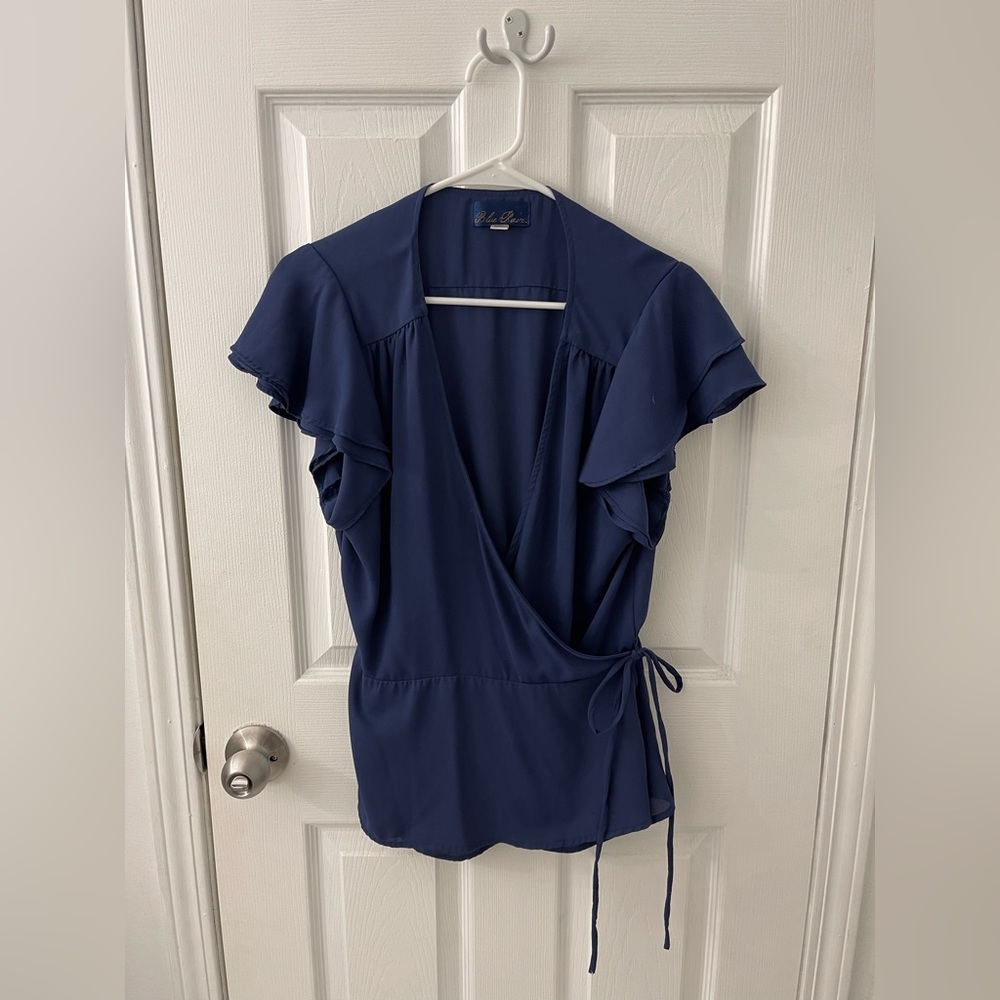 Blue Rain Top